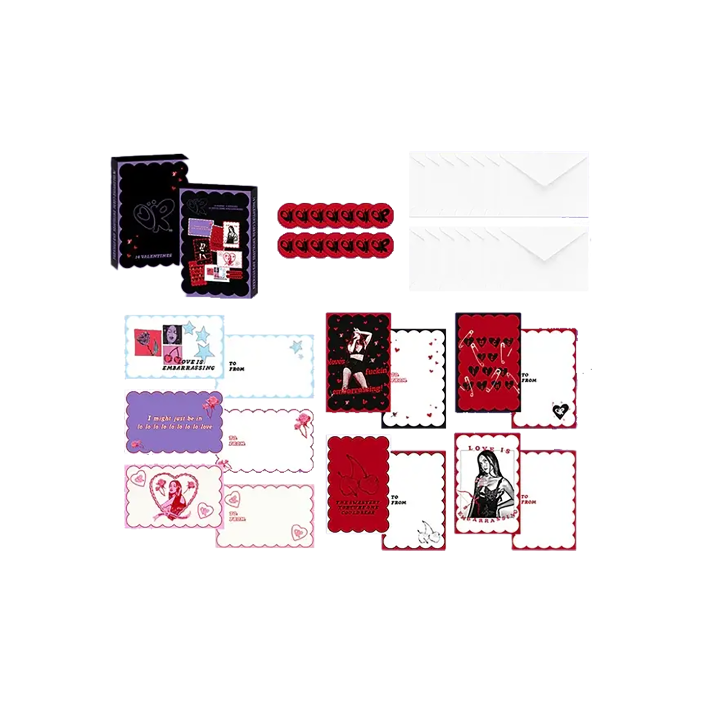 box of GUTS valentines - The Circle box of GUTS valentines - The Circle