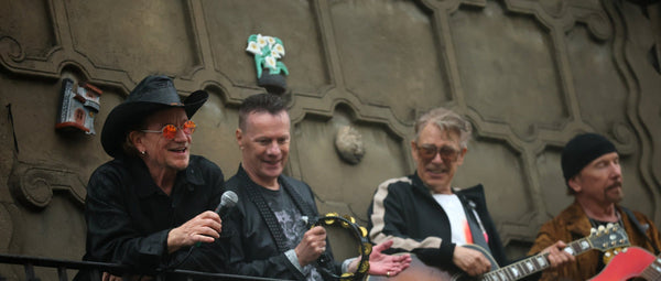 U2 auf dem Balkin