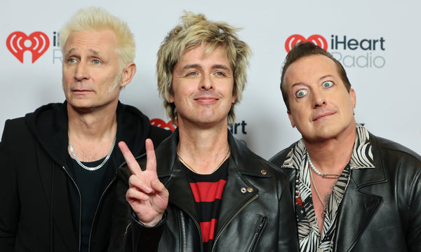 Mike Dirnt, Billie Joe Armstrong und Tré Cool von Green Day