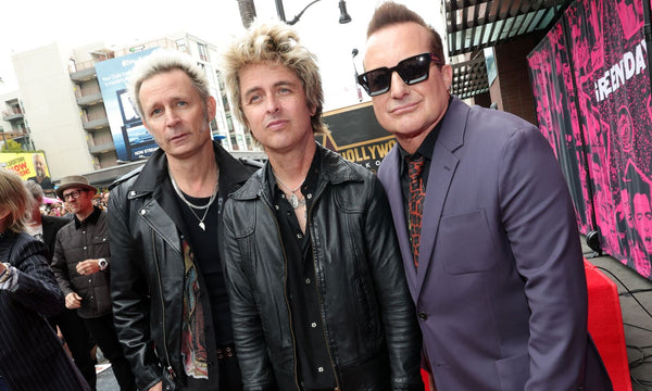 Mike Dirnt, Billie Joe Armstrong und Tré Cool von Green Day