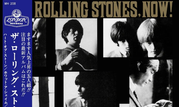 Rolling Stones Japanisches Vinyl mit Obi-Strip
