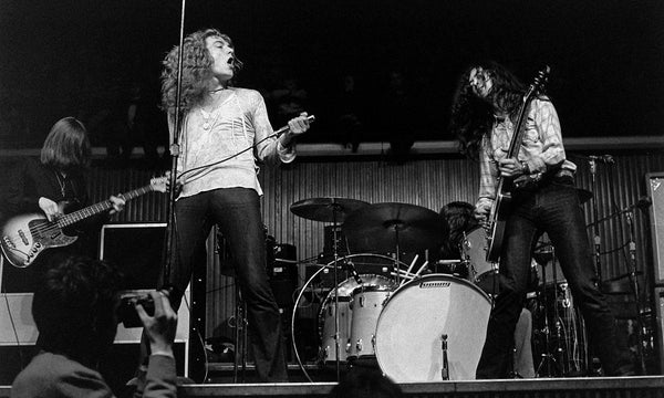 Led Zeppelin auf der Bühne