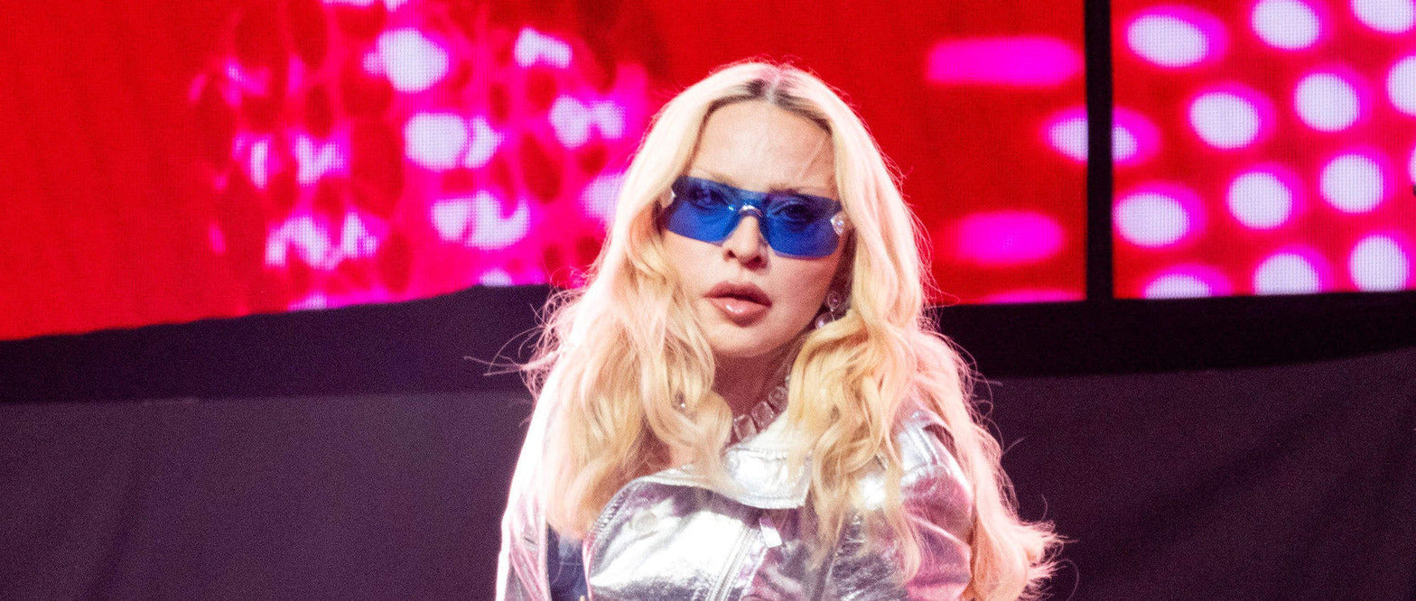 Madonna on stage