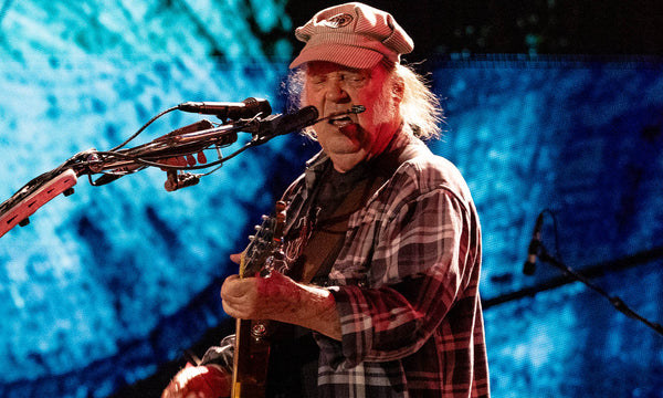 Neil Young auf der Bühne