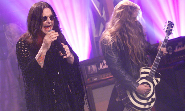 Ozzy Osbourne und Zakk Wylde auf der Bühne