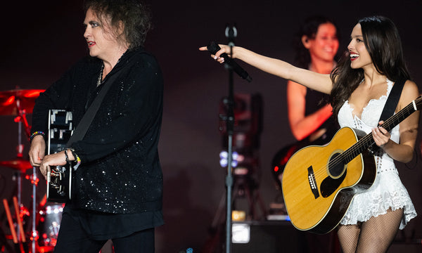 Robert Smith und Olivia Rodrigo beim Glastonbury-Festival