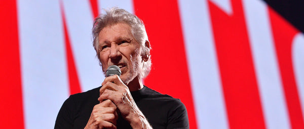 Roger Waters mit Mikrofon