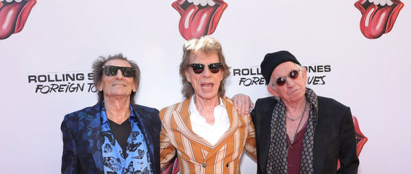 Ronnie Wood Mick Jagger und Keith Richards auf dem Red Carpet