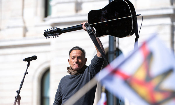 Bruce Springsteen bei den Protesten