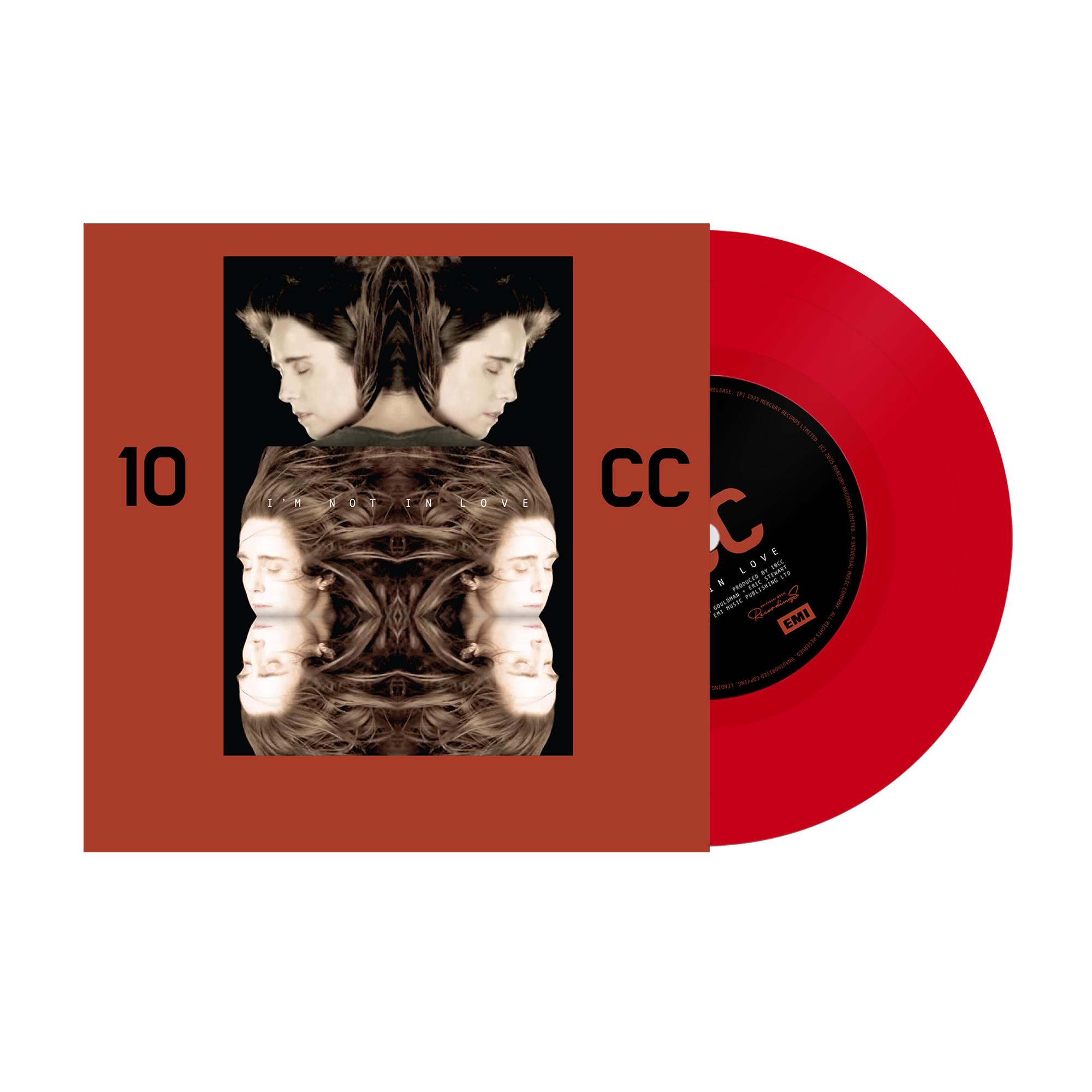 10cc I’m Not In Love (50th Anniversary) Limited Red Vinyl 7" 397240