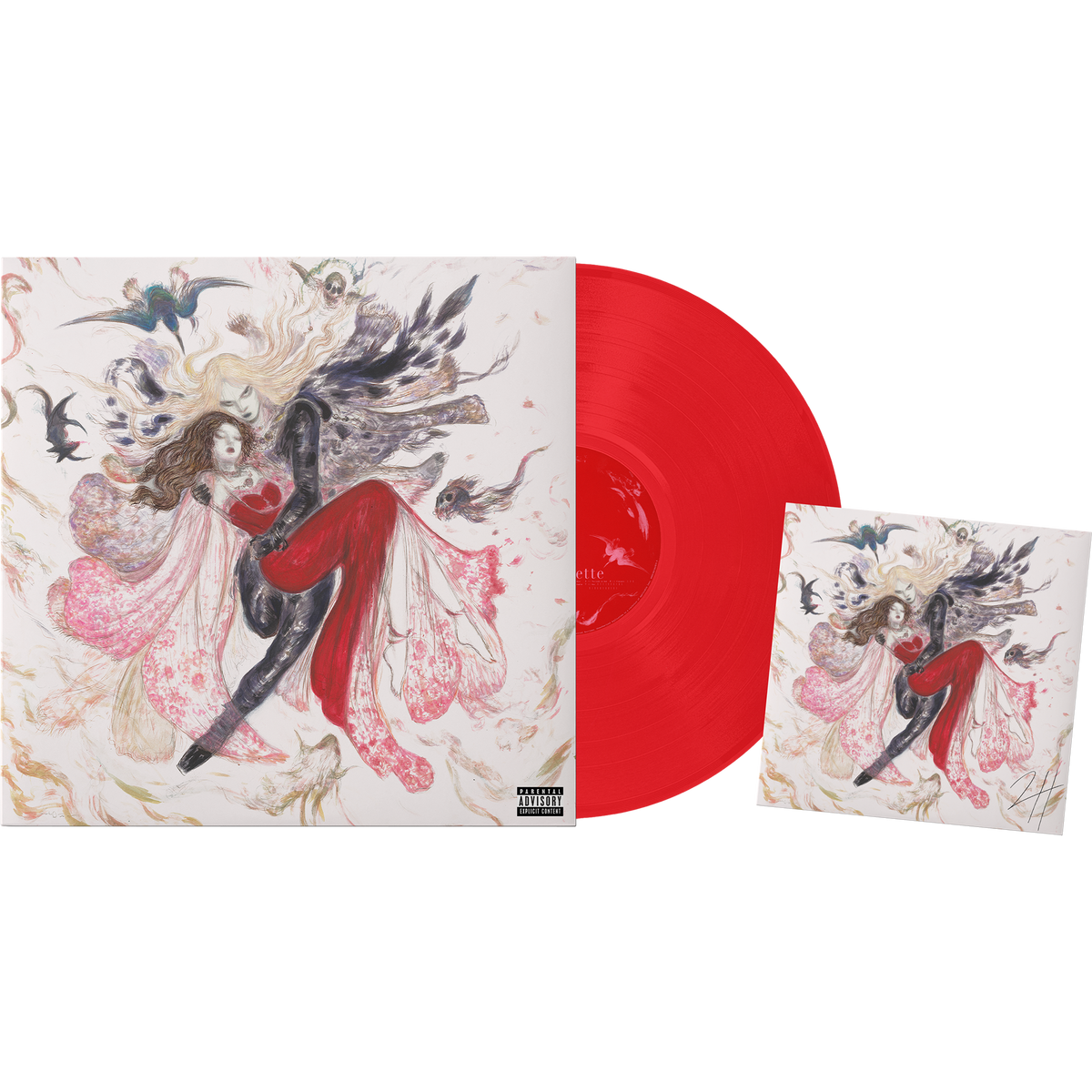 2hollis PIROUETTE Red Vinyl + Signed Art Card  460491