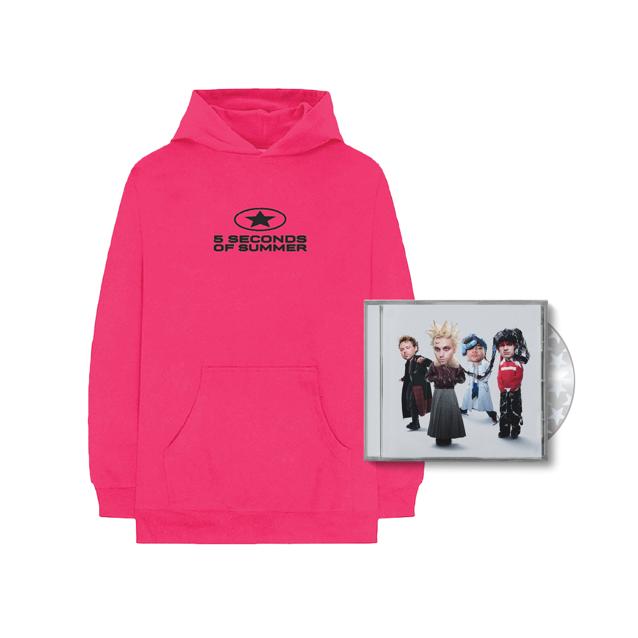 5 Seconds of Summer EVERYONE'S A STAR!  CD + Hoodie Bundle 423668