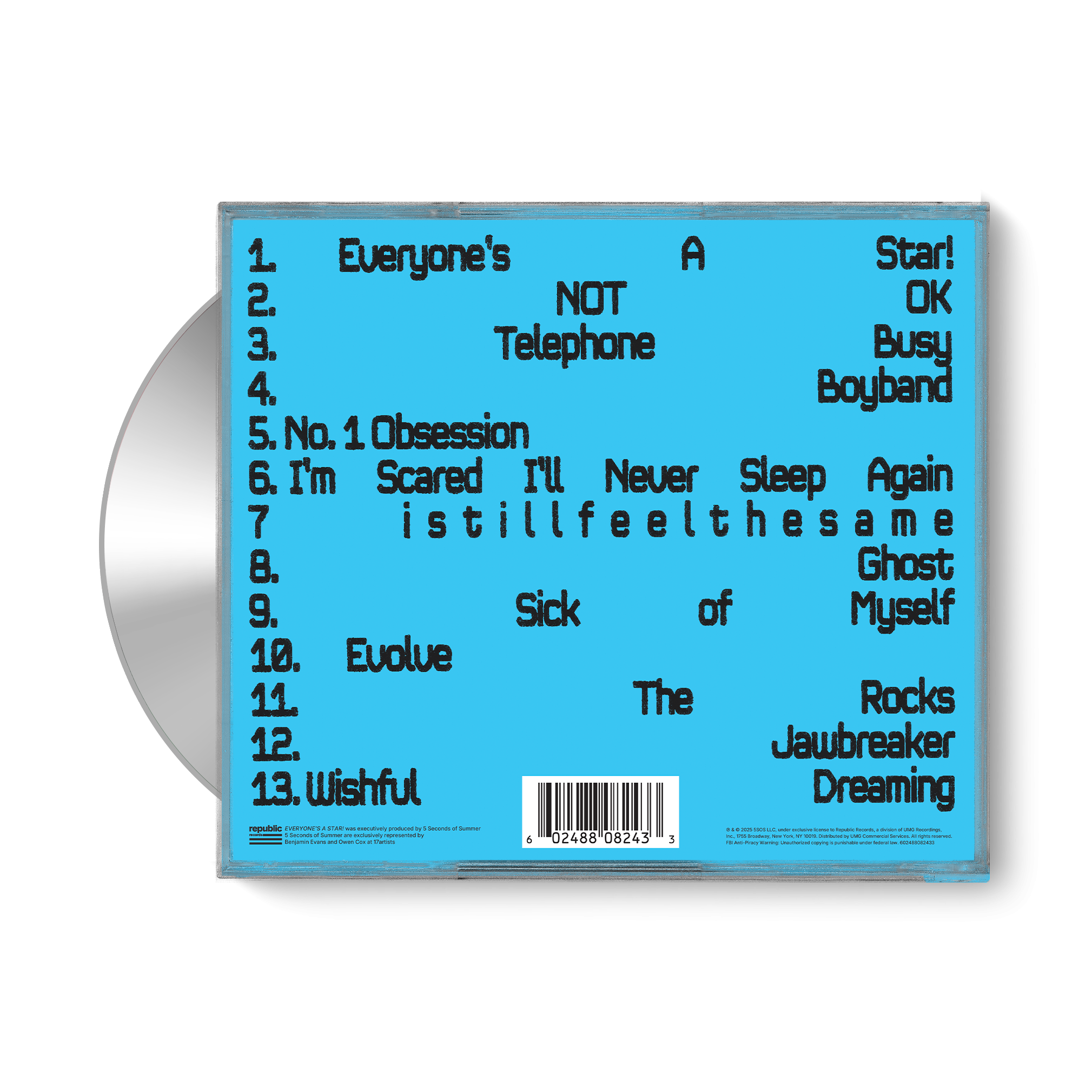 5 Seconds of Summer EVERYONE'S A STAR!  (Michael Deluxe) Store Exclusive CD 424006