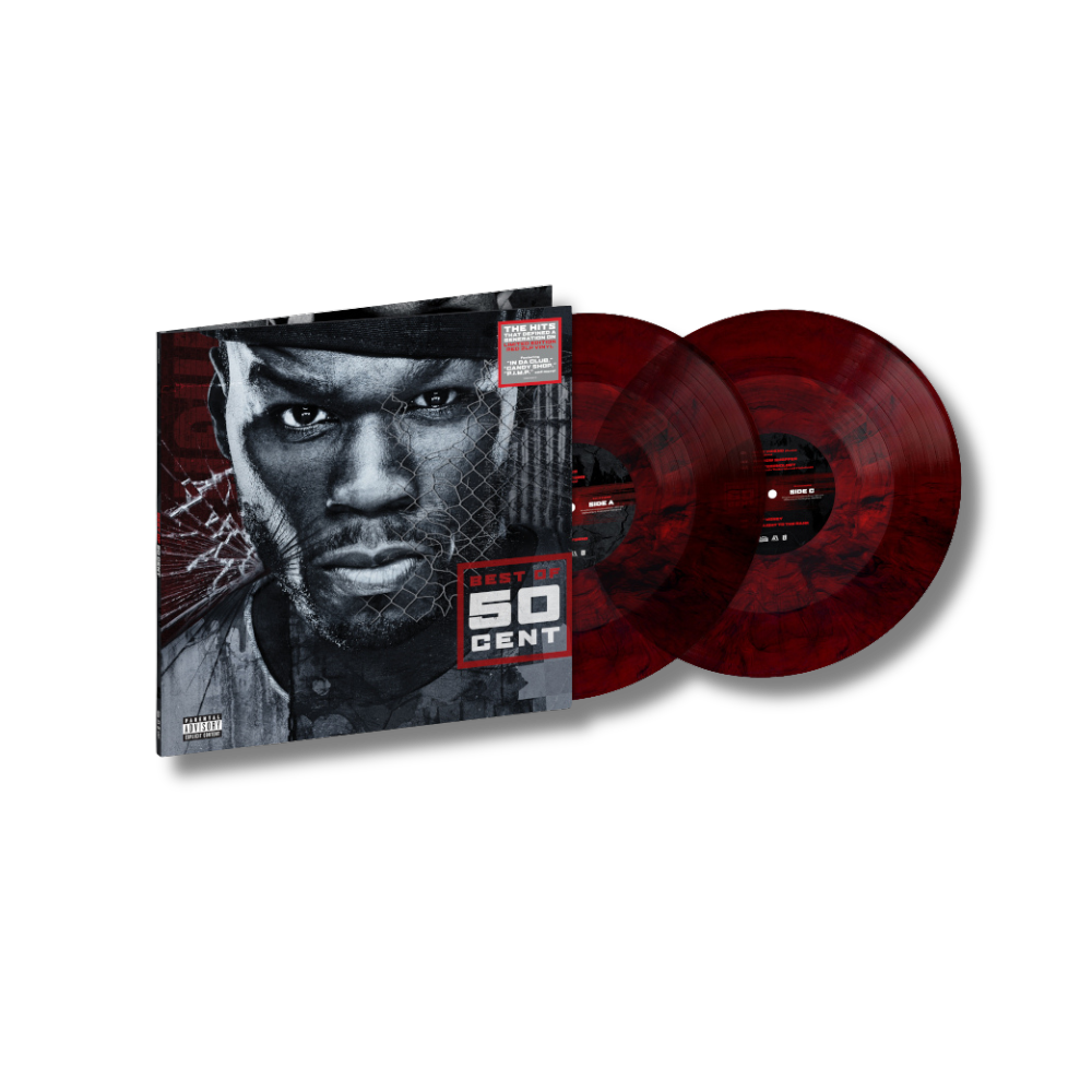 50 Cent Best Of 50 Cent Exclusive LImited Red Marble Vinyl 2LP 452833
