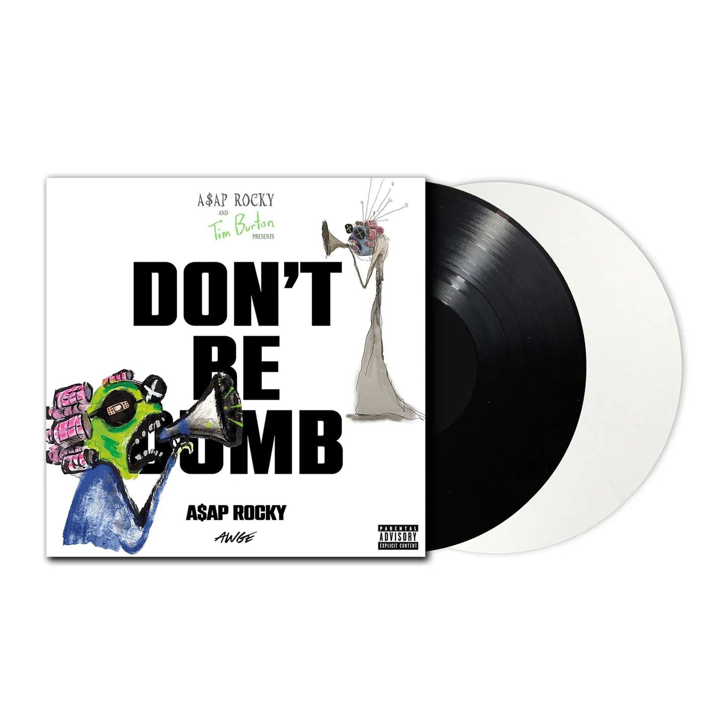 A$AP Rocky Don't Be Dumb Limited Black/White Vinyl 2LP 436875