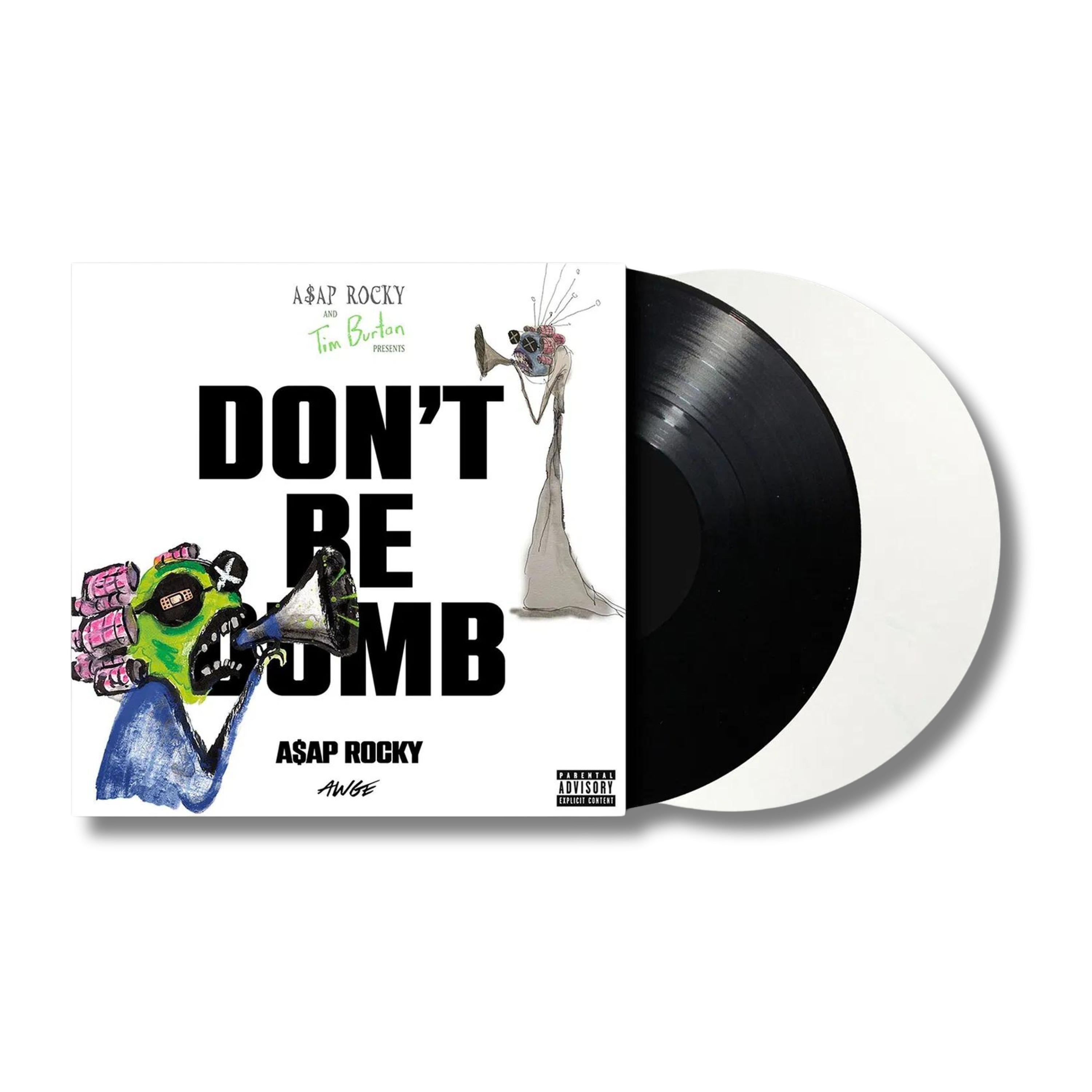 A$AP Rocky Don't Be Dumb Limited Black/White Vinyl 2LP 443701