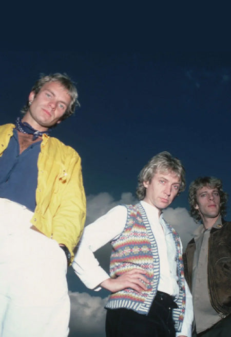 Das Foto zeigt die Band The Police.