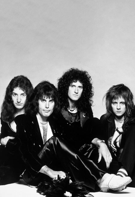 Das Foto zeigt die Band Queen.