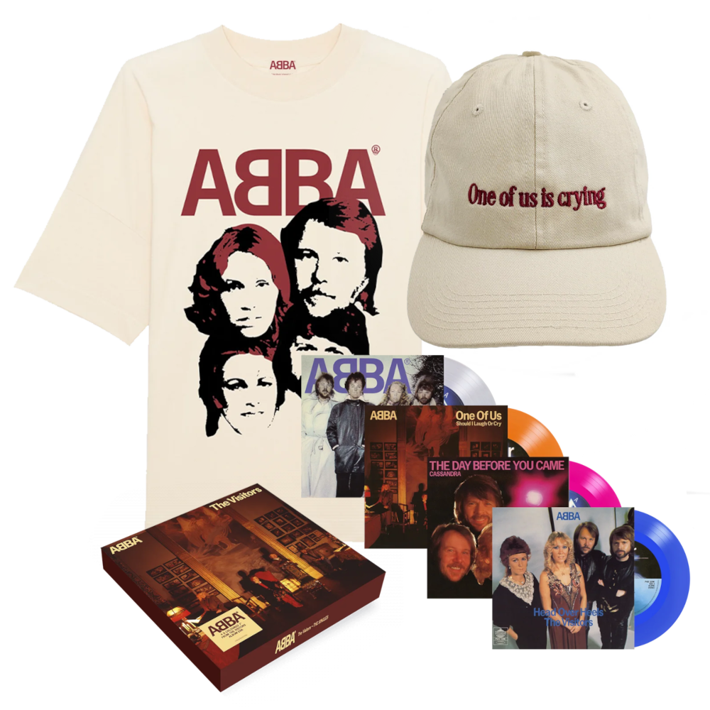 The Visitors Box + ABBA T-Shirt / XL + Cap