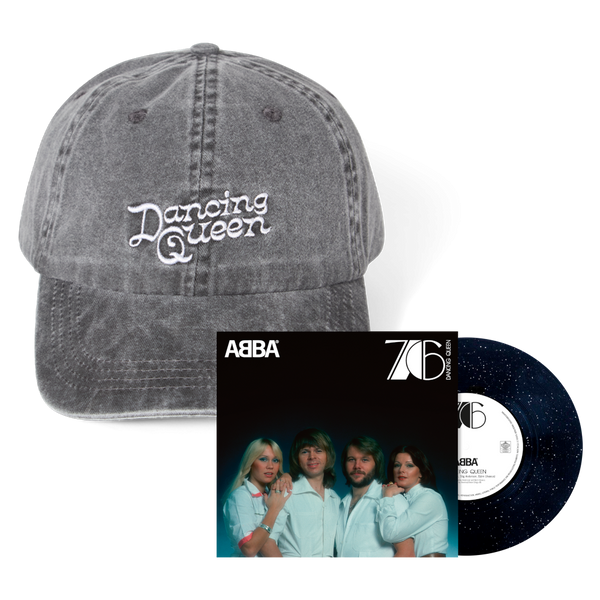 ABBA - Dancing Queen Sparkling Single + Dancing Queen Vintage Black Cap (Bundle)
