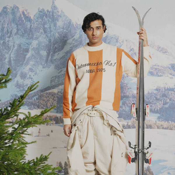 ABBA - Knitted ‘Intermezzo No.1’ Striped Sweater (Sweater)