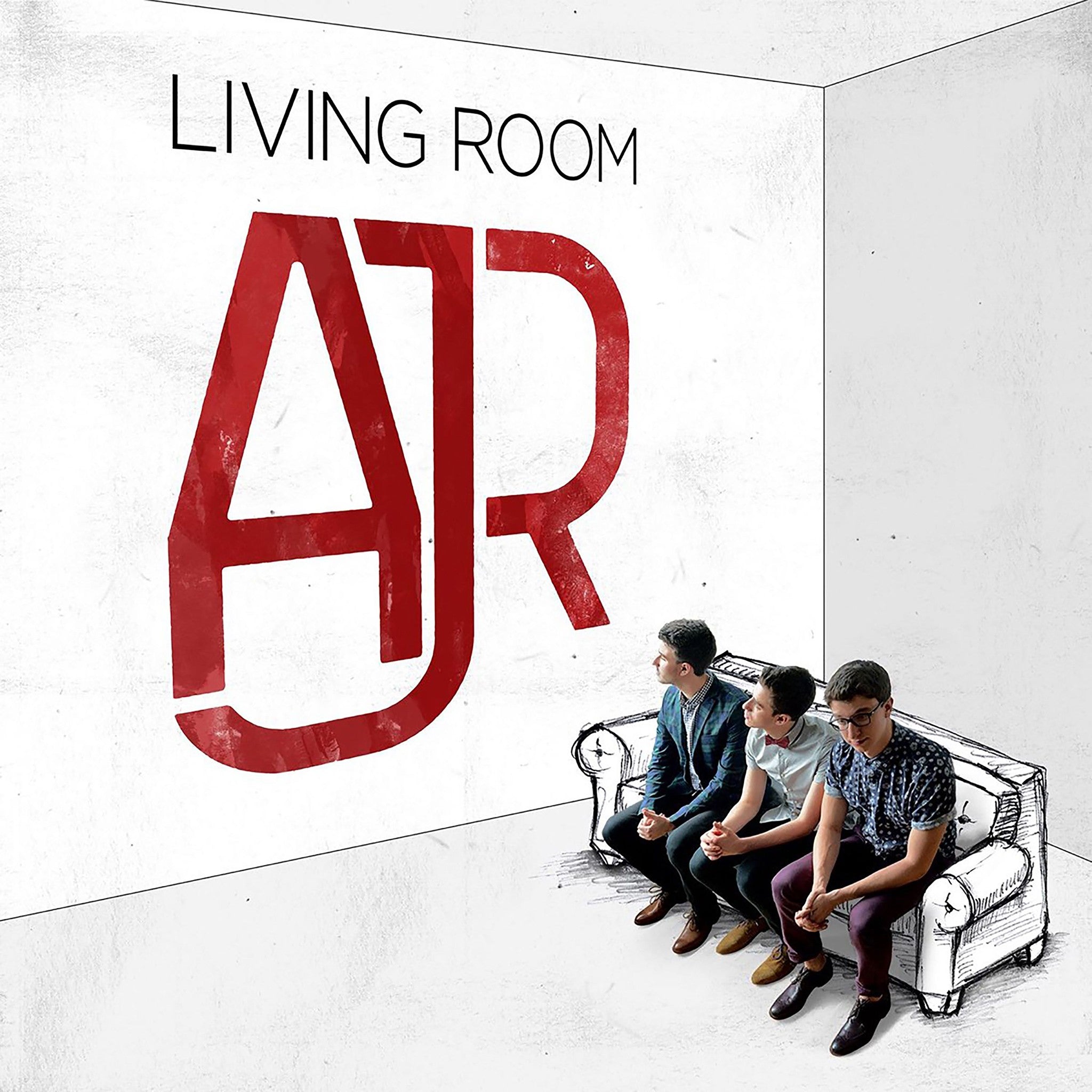 AJR Living Room Bone with Black Splatter LP 416896