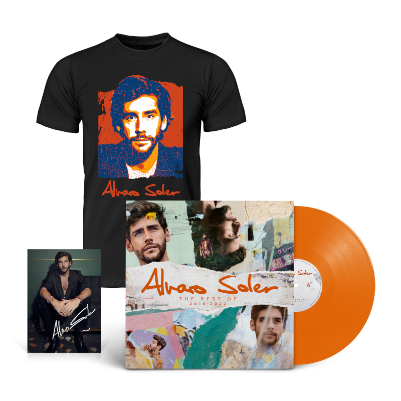 Alvaro Soler The Best Of 2015 - 2022 Limitierte Orange 2LP + T-Shirt + Signierte Autogrammkarte 79018