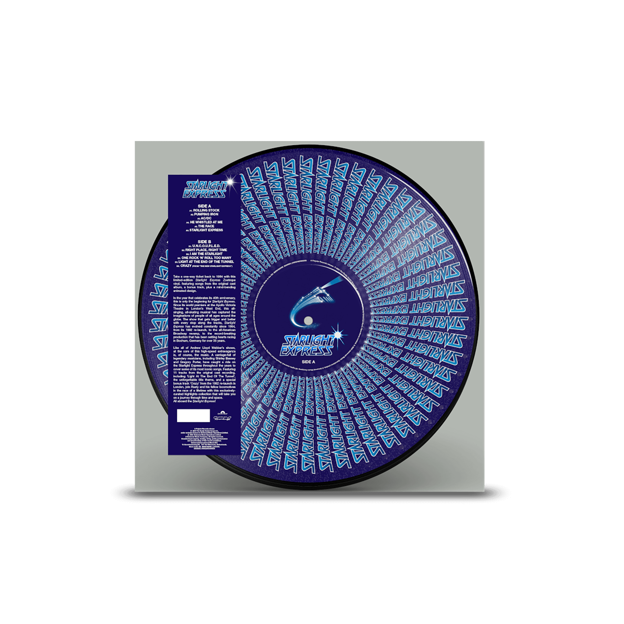 Andrew Lloyd Webber, “Starlight Express” Original Cast Starlight Express LP - Zoetrope Design Vinyl 371540