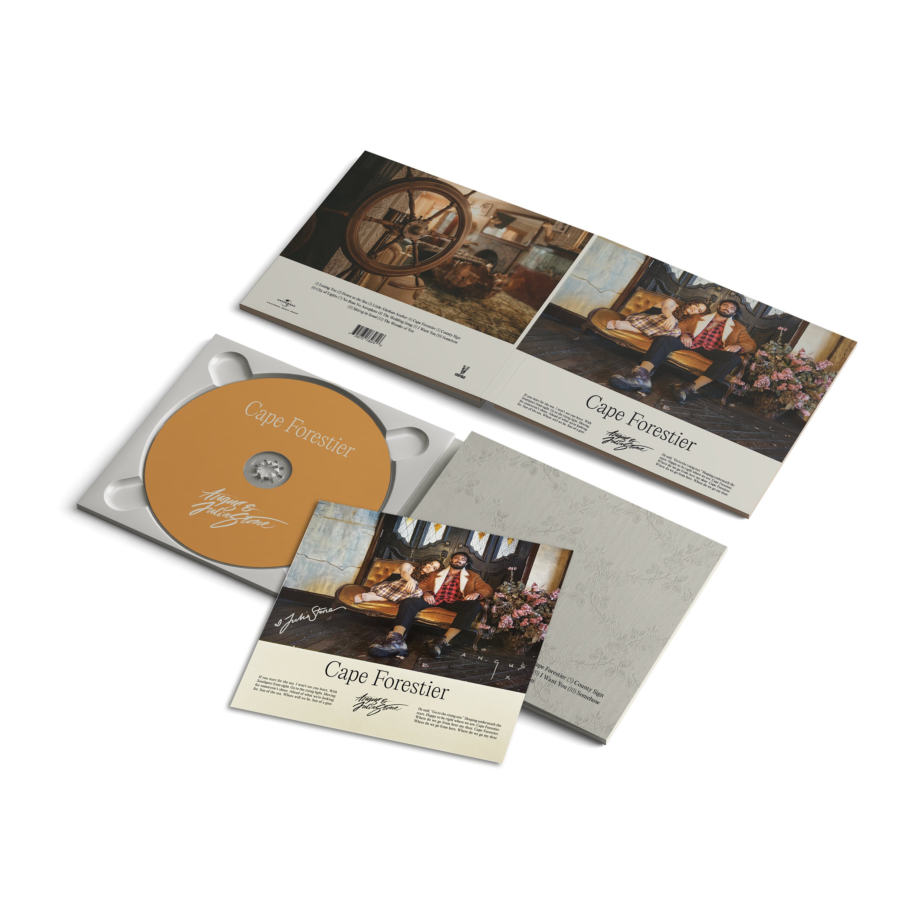 Angus & Julia Stone Cape Forestier CD Digi + signed Card 358463