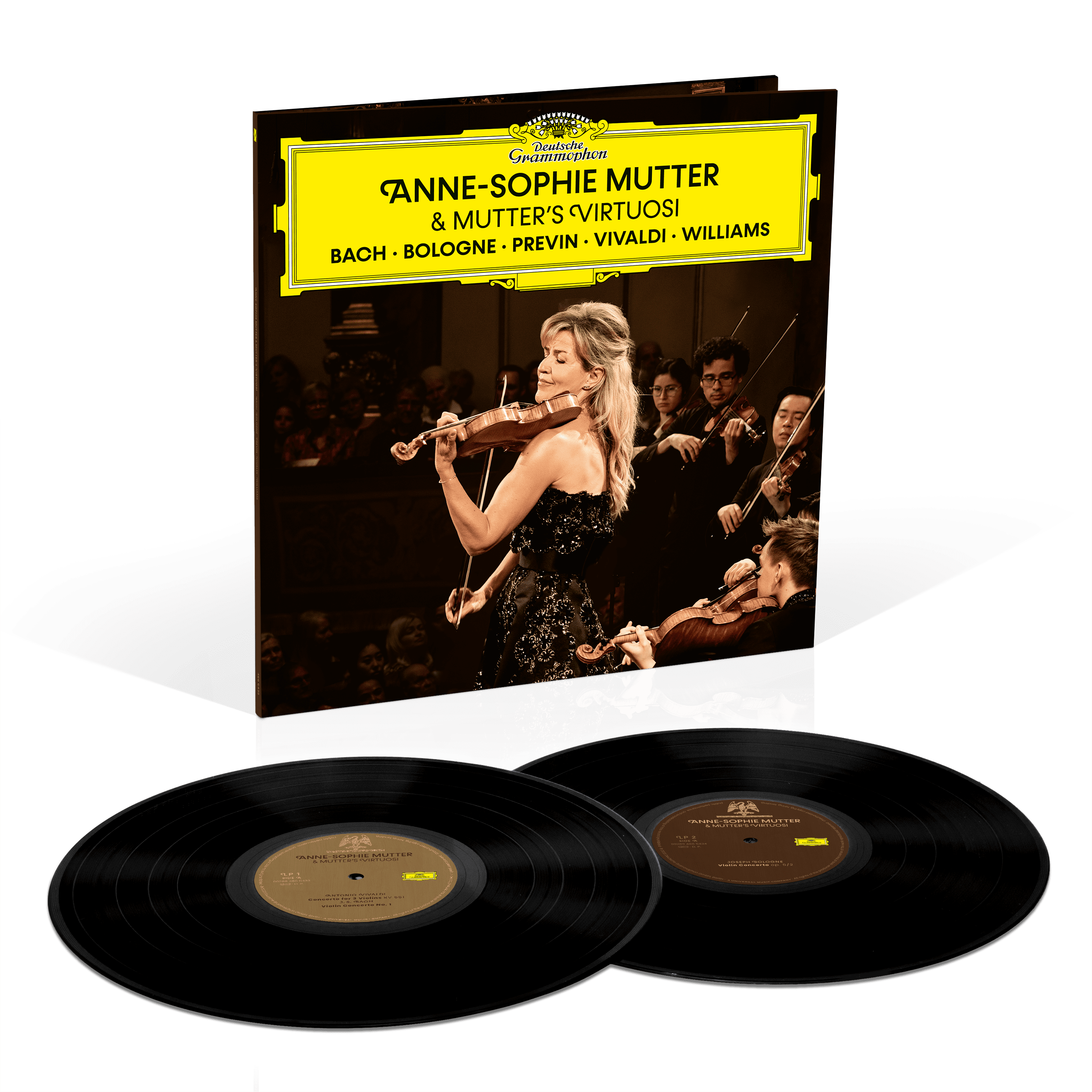 Anne-Sophie Mutter & Mutter’s Virtuosi Bach, Bologne, Previn, Vivaldi, Williams 2 Vinyl 330423
