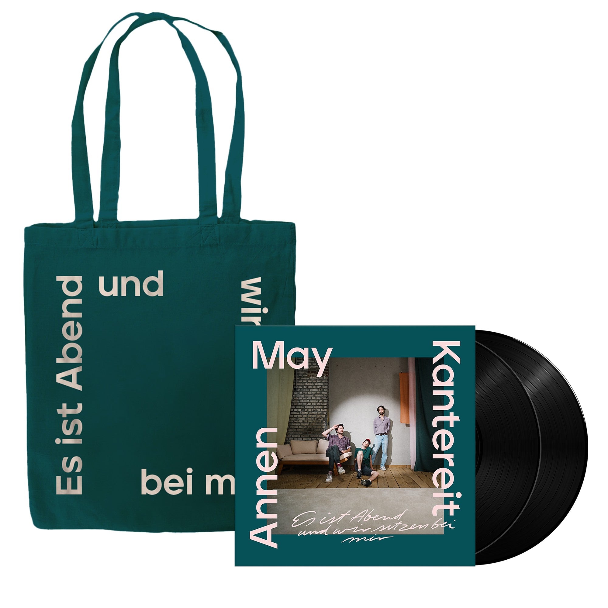 AnnenMayKantereit Es ist Abend und wir sitzen bei mir 2LP black (recycelt) 140g + exklusiver Jutebeutel 253465