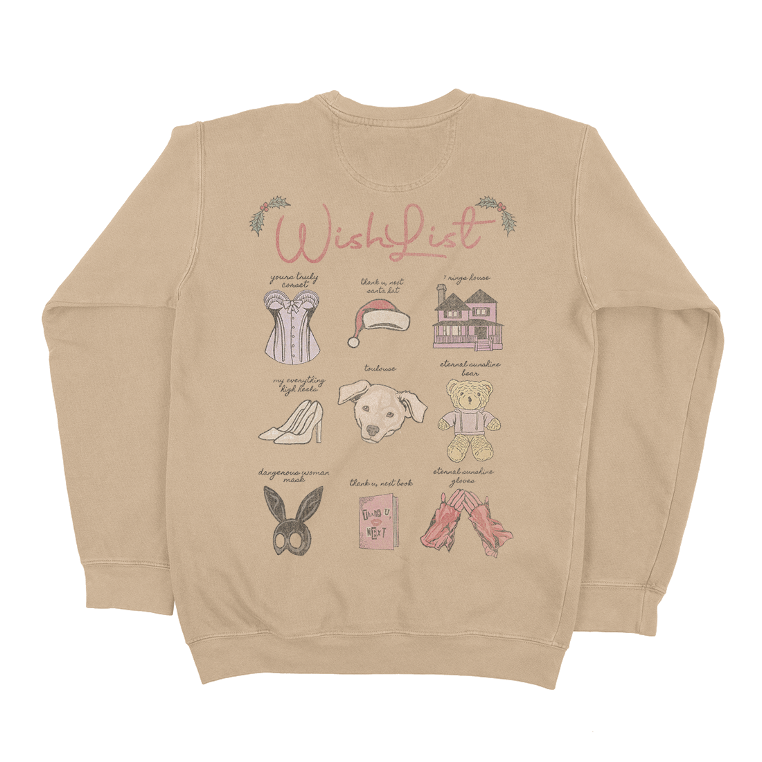 Ariana Grande ari's wishlist crewneck Crewneck 386008