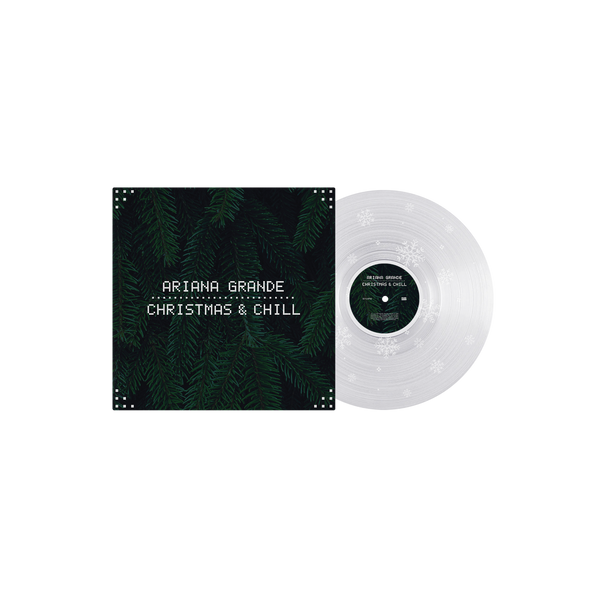 Ariana Grande - christmas & chill 10th anniversary edition lp (clear w/ snowflake etching) ( lp (clear w/ snowflake etching))