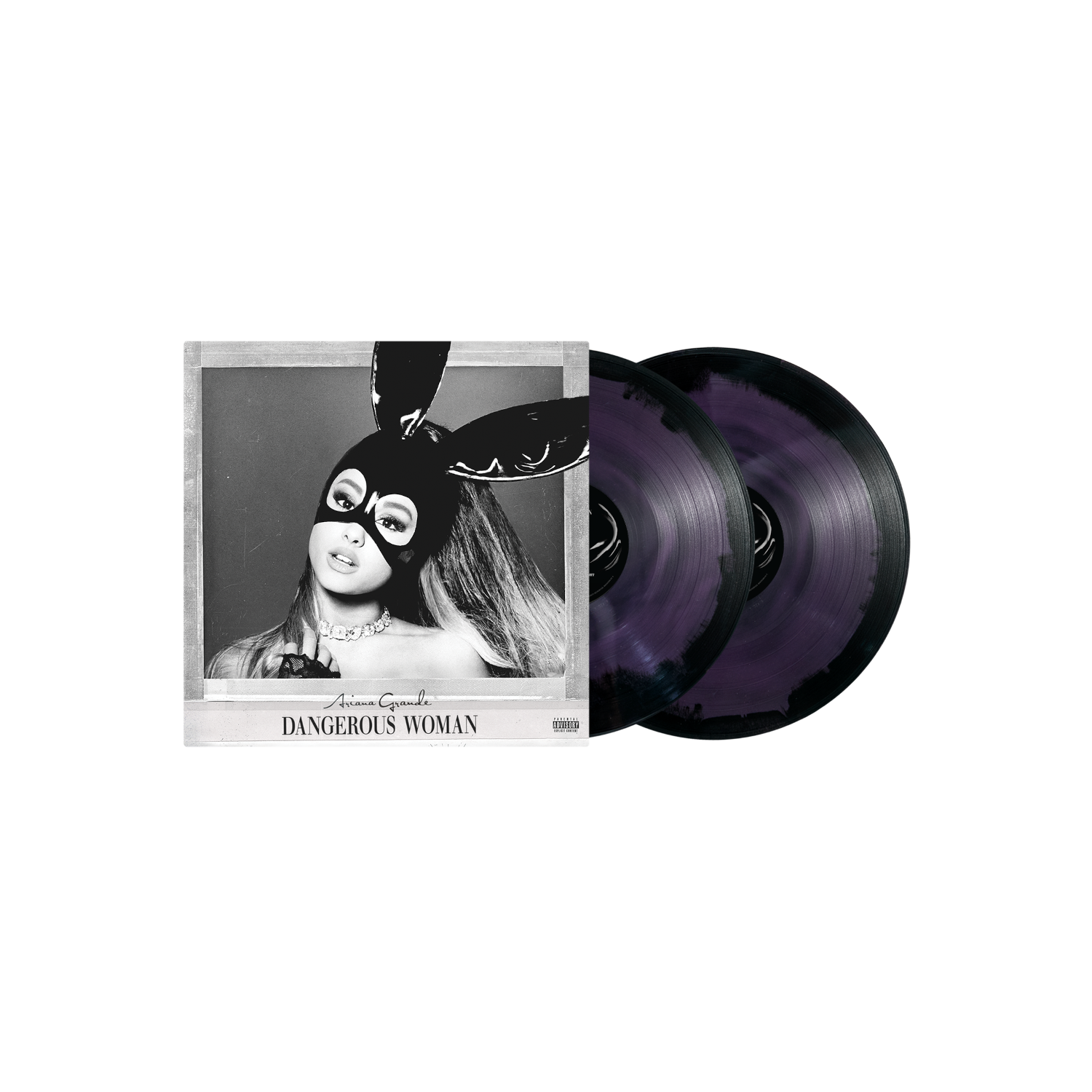 Ariana Grande dangerous woman 2lp (purple & black swirl) 2lp (purple & black swirl) 430588