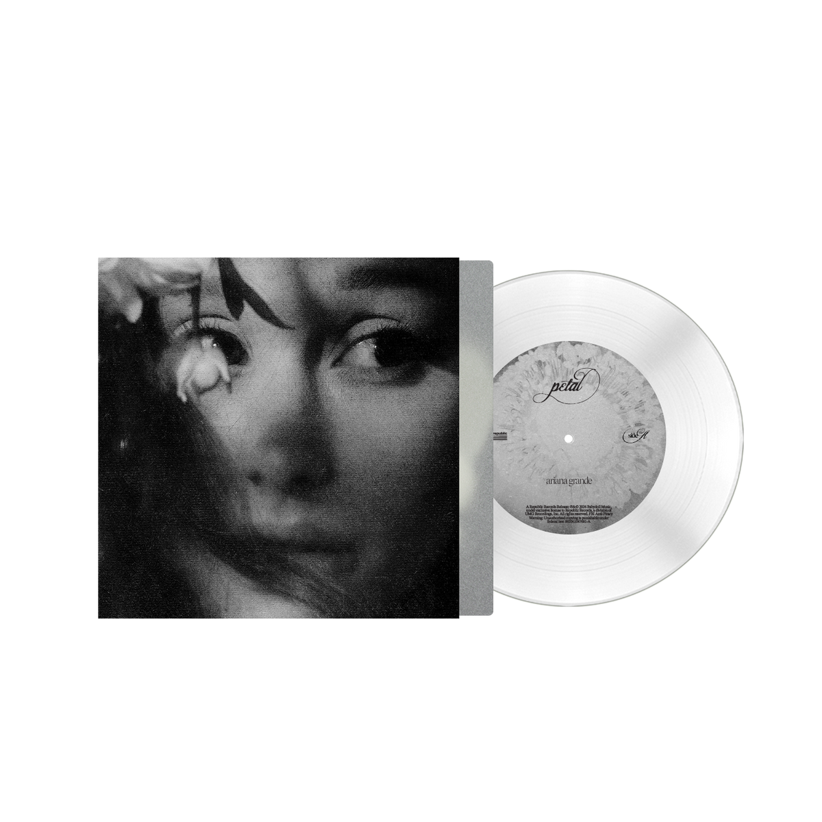 Ariana Grande petal dandelion white 7” Vinyl 462427
