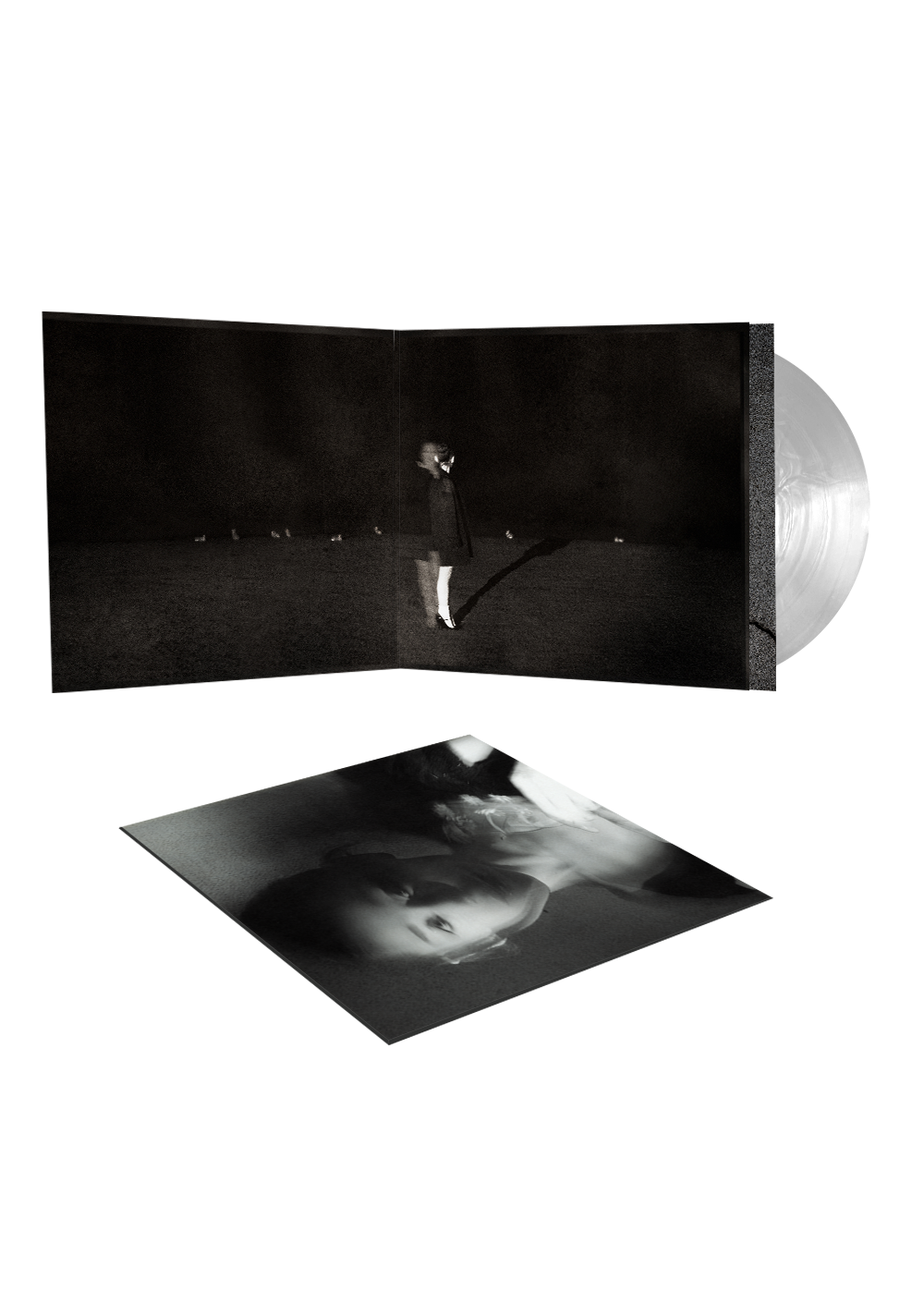 Ariana Grande petal translucent pearly white lp Vinyl 443985