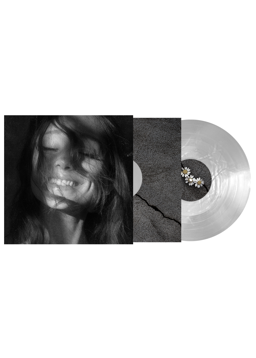 Ariana Grande petal translucent pearly white lp Vinyl 444167
