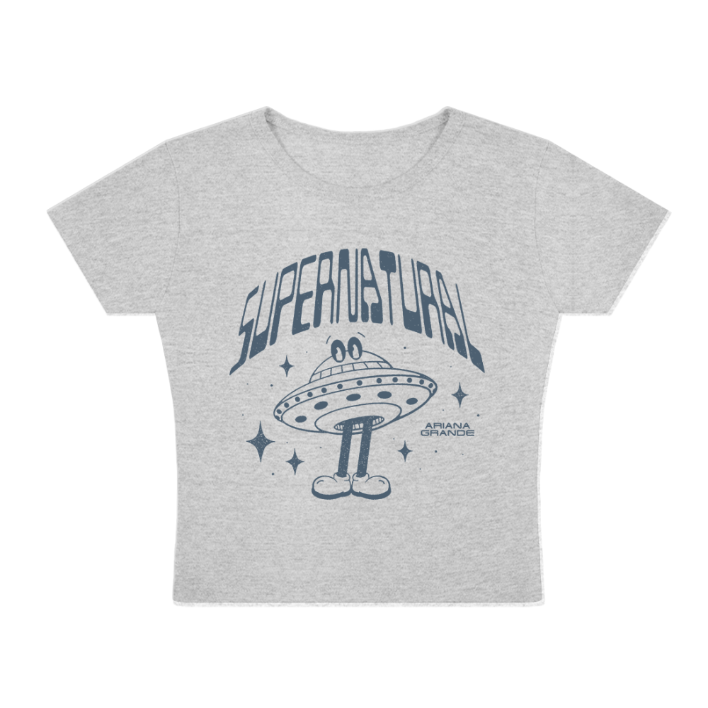 Ariana Grande supernatural baby t-shirt (grey) Baby Tee 420126