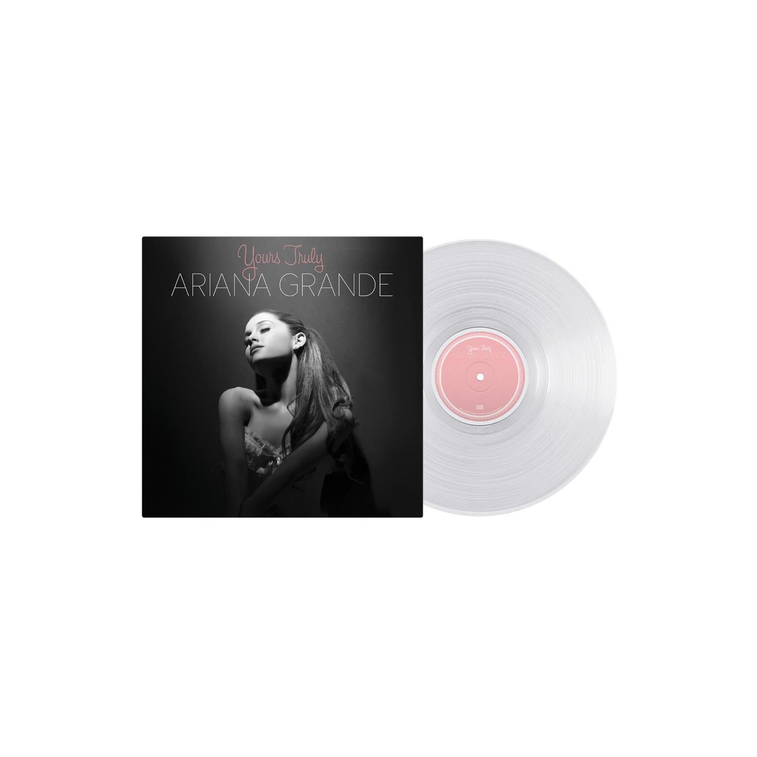 Ariana Grande yours truly lp (clear & white swirl) lp (clear & white swirl) 430592