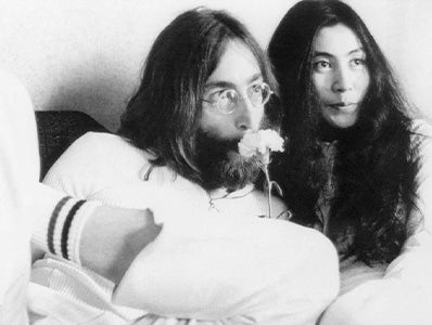 Portrait of John Lennon & Yoko Ono