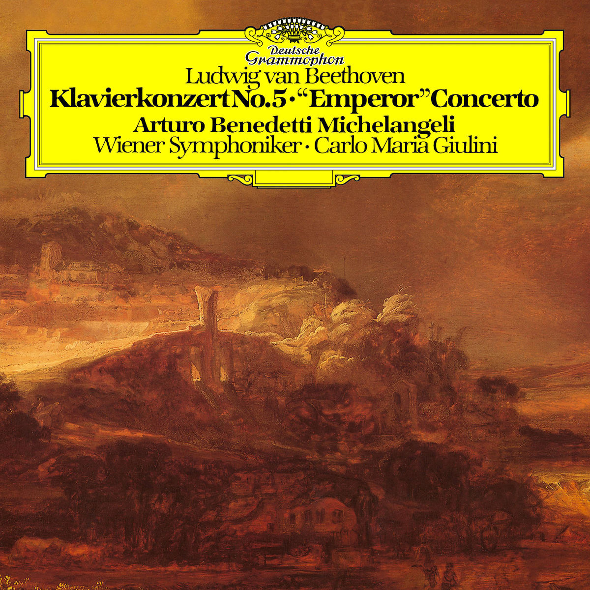 Arturo Benedetti Michelangeli, Wiener Symphoniker, Carlo Maria Giulini Beethoven: Piano Concerto No. 5 - "Emperor" Vinyl LP 455931