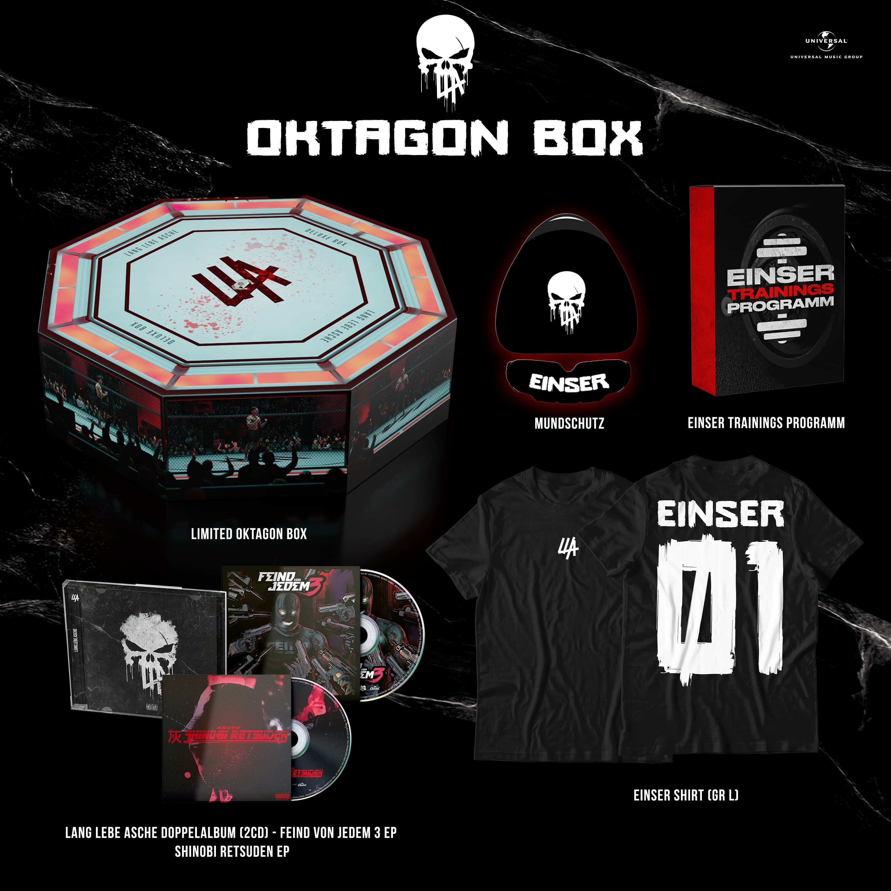 Asche Lang lebe Asche Limited Oktagon Box 352209