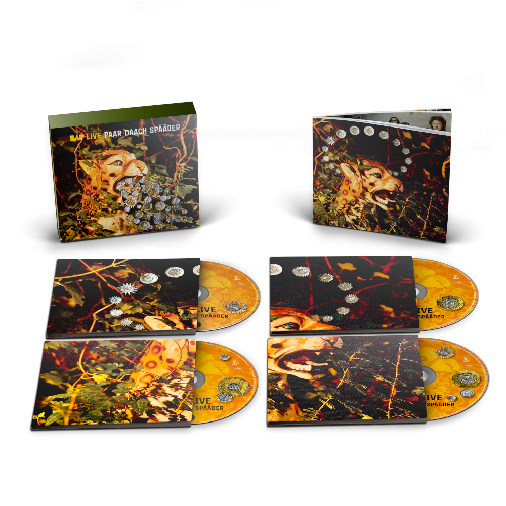 BAP Paar Daach spääder (50 Jahre BAP Live) 4CD Mintpack Box 436619