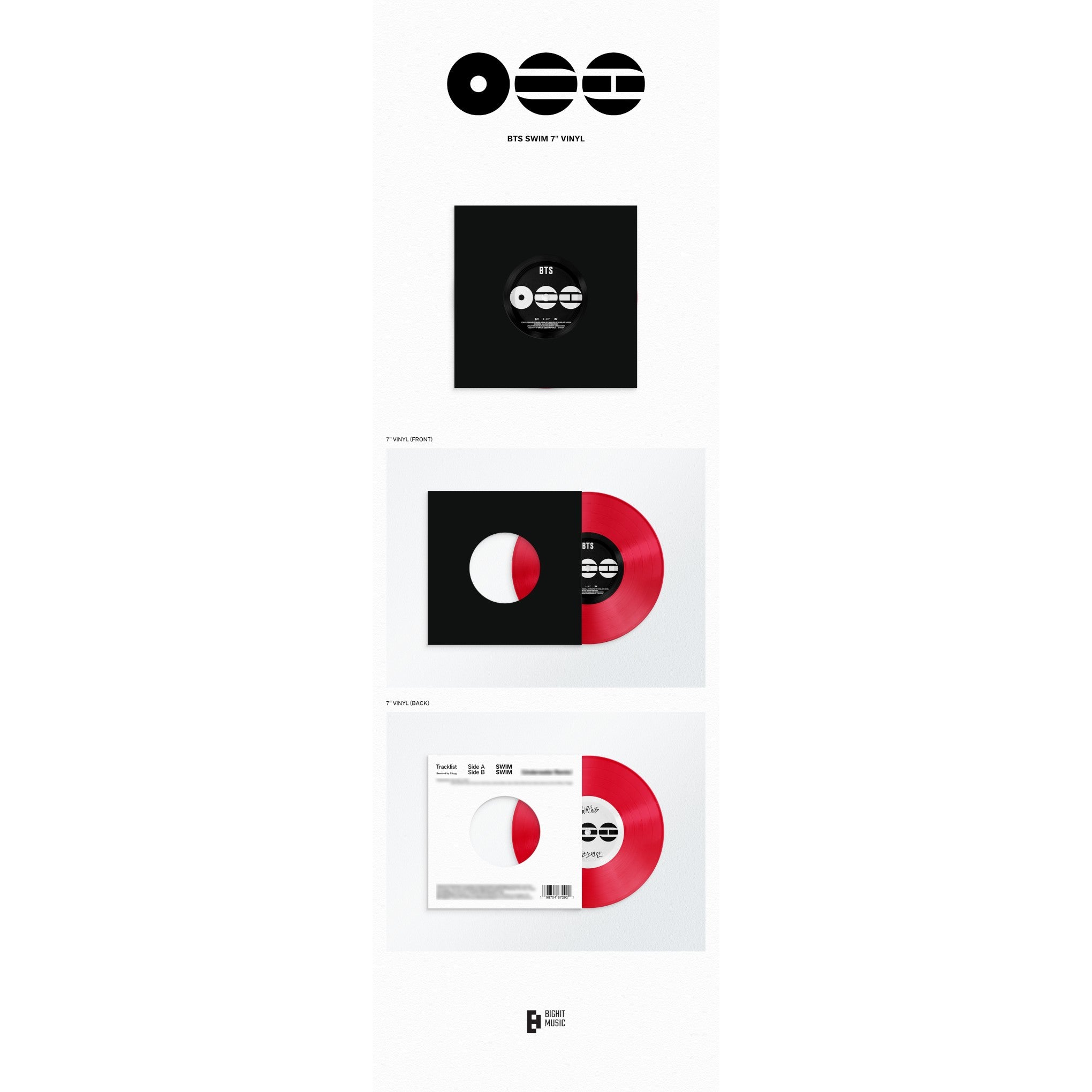 BTS BTS SWIM 7" Vinyl Vinyl 443671