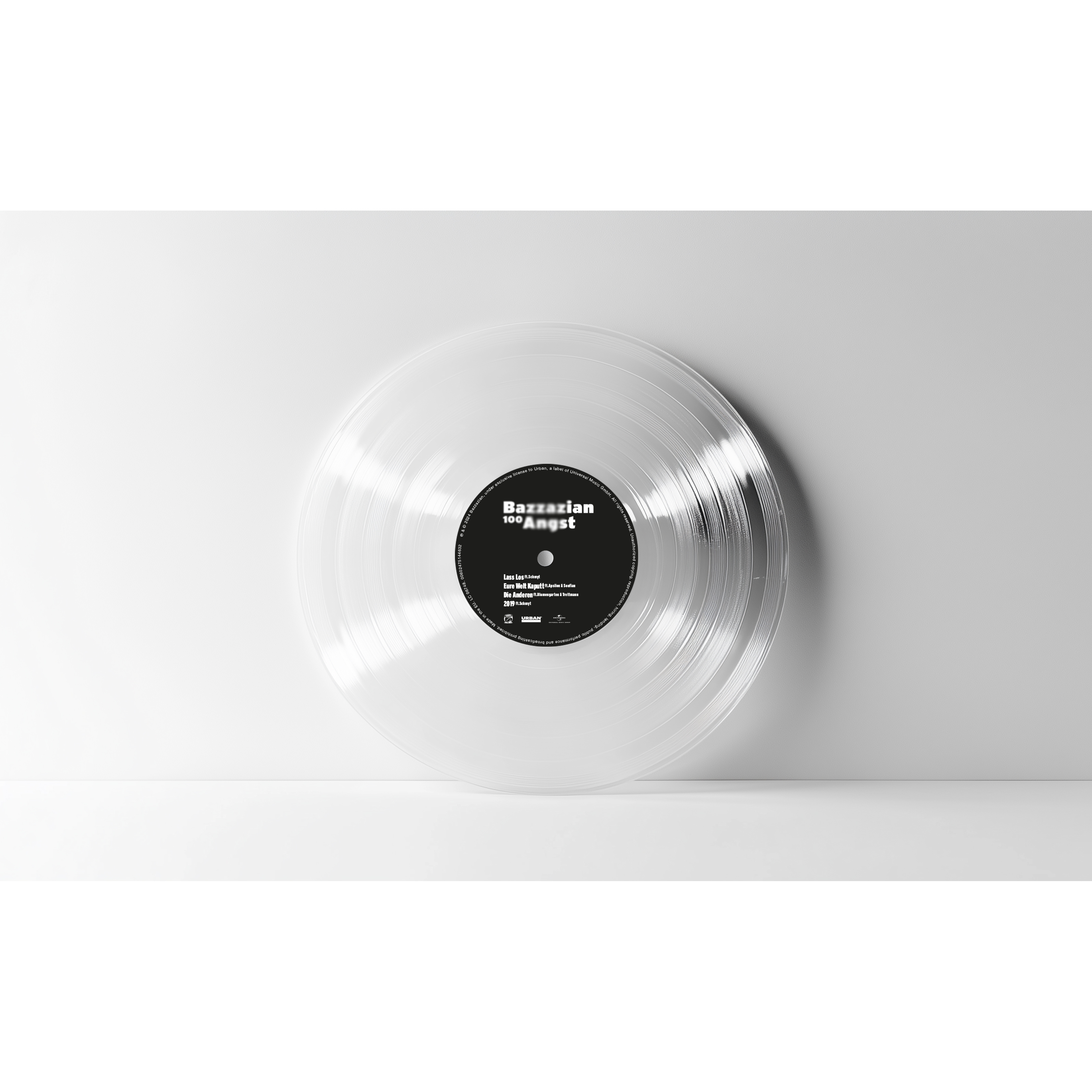 Bazzazian 100Angst Limitierte Vinyl (Crystal Clear) 380860