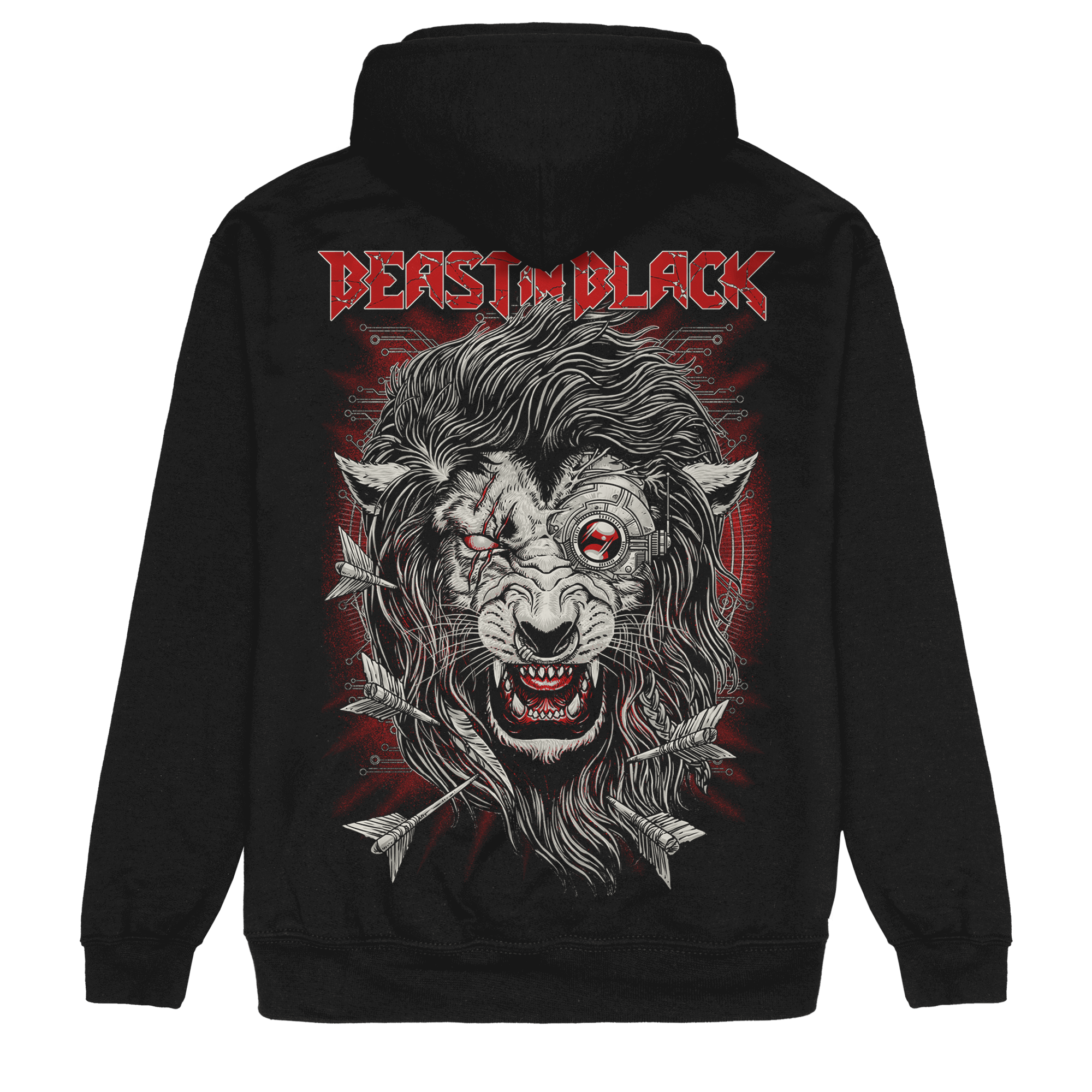 Beast In Black Arrow Beast Hoodie Kapuzenjacke 302388