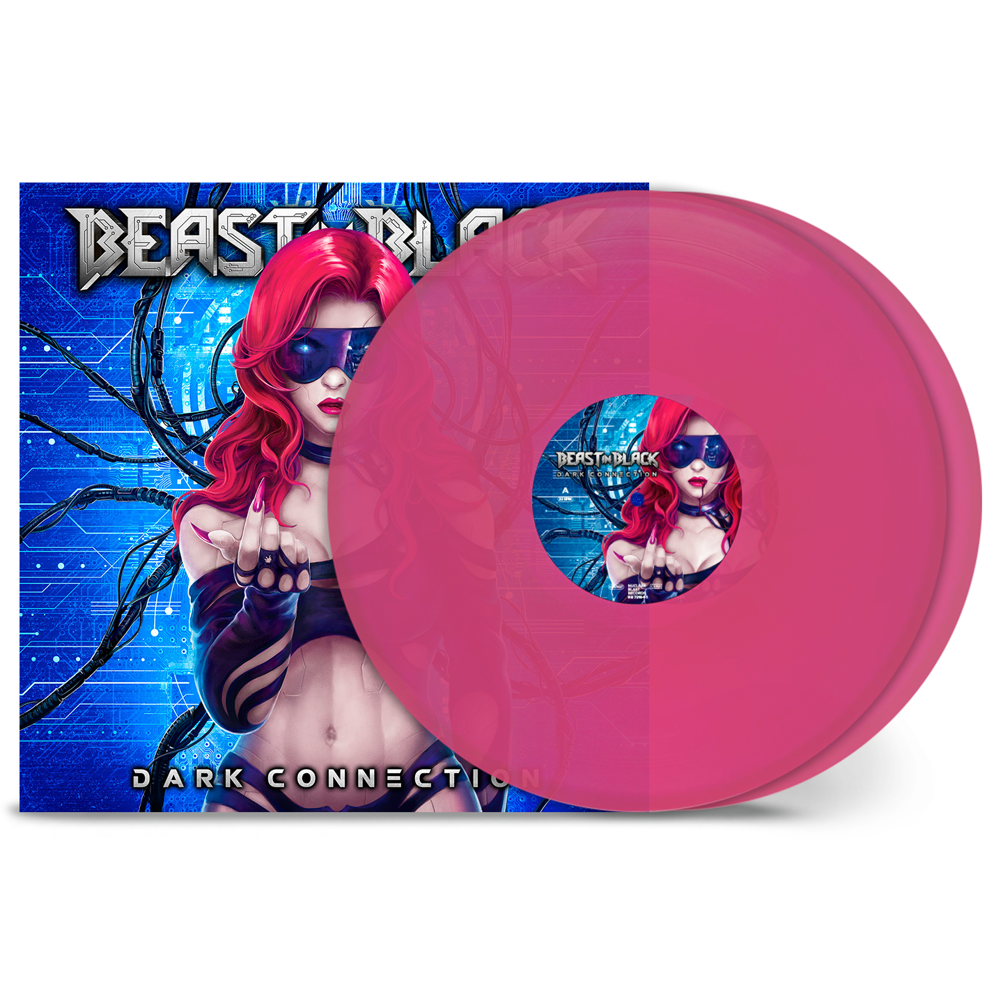 Beast In Black Dark Connection 2 LP - Transparent Magenta 372092