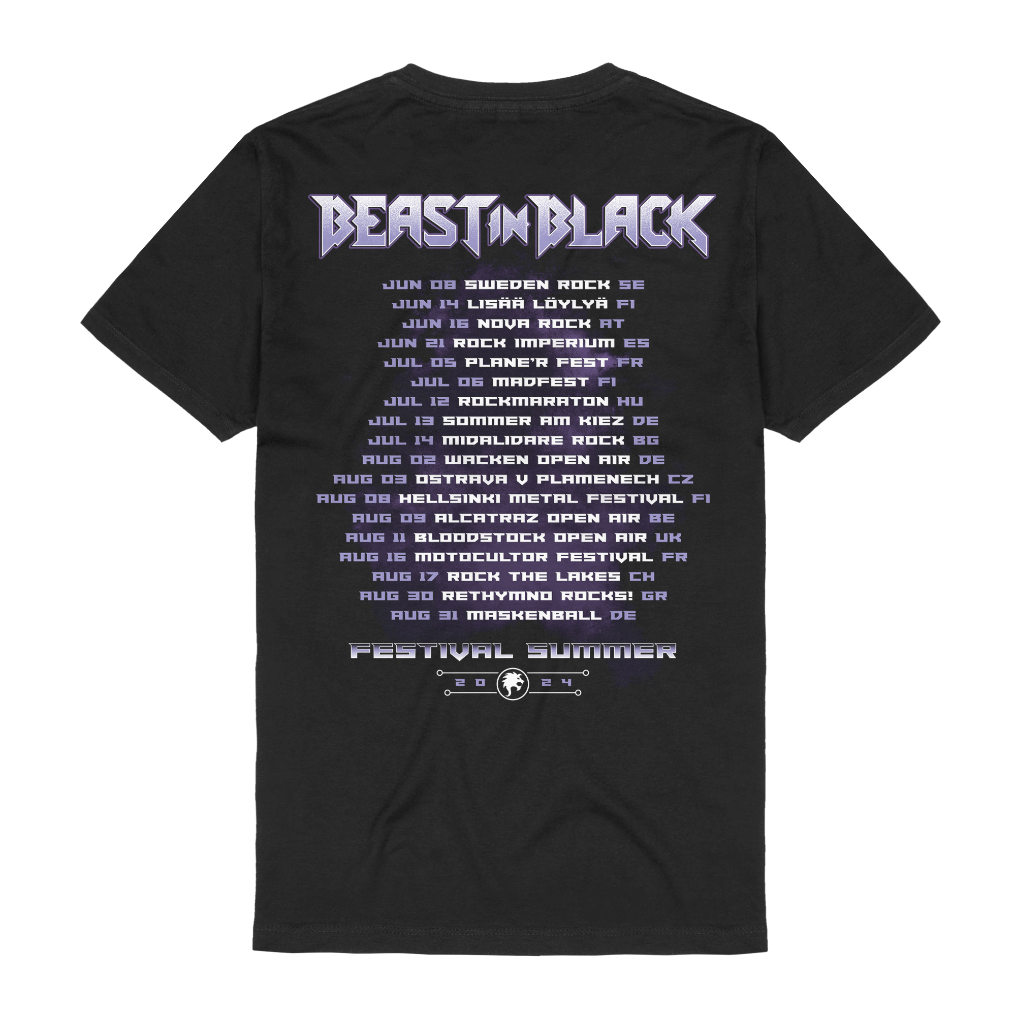 Beast In Black Festival Summer 2024 T-Shirt 358323