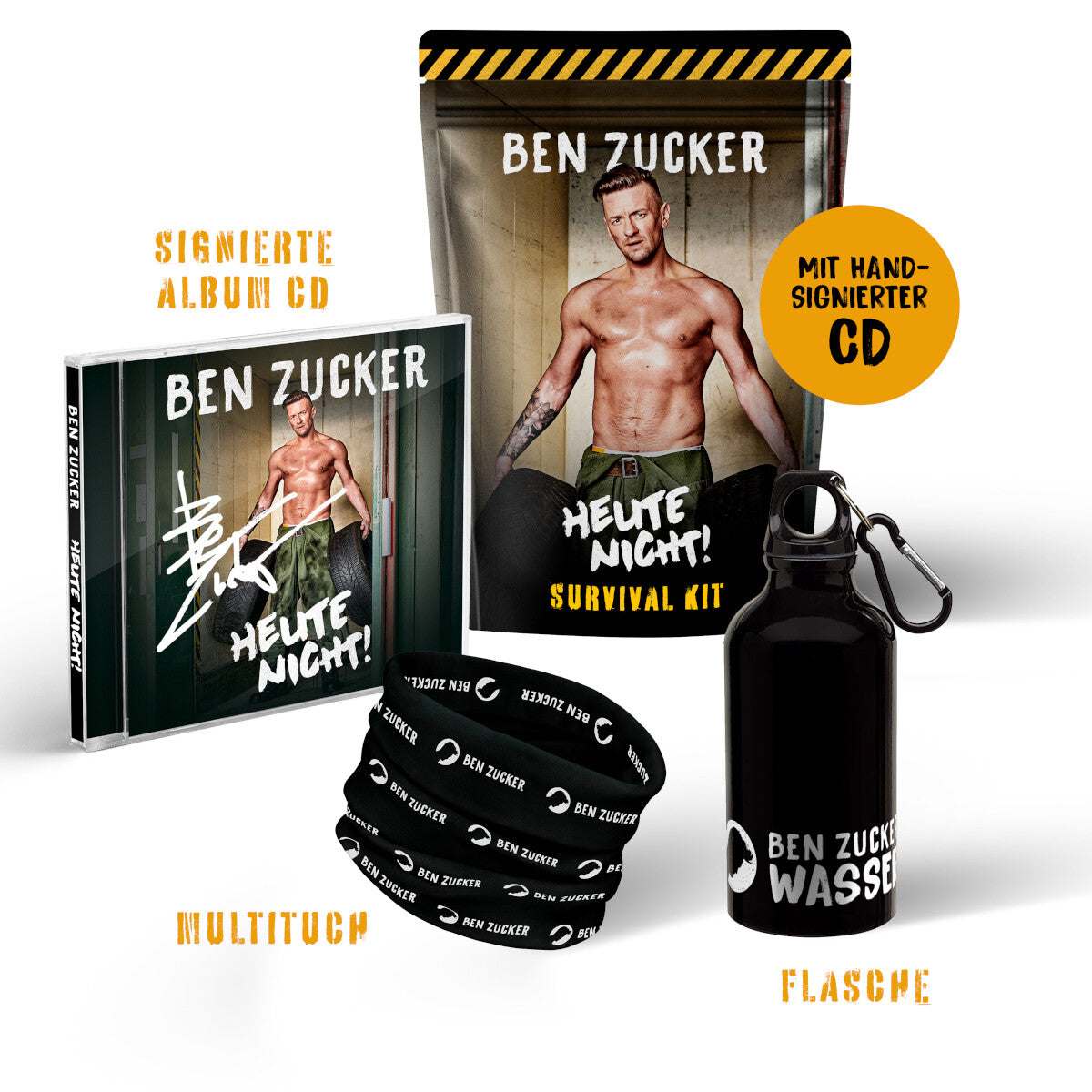 Ben Zucker Heute nicht! Handsignierte Survival Kit Fan Edition 296536