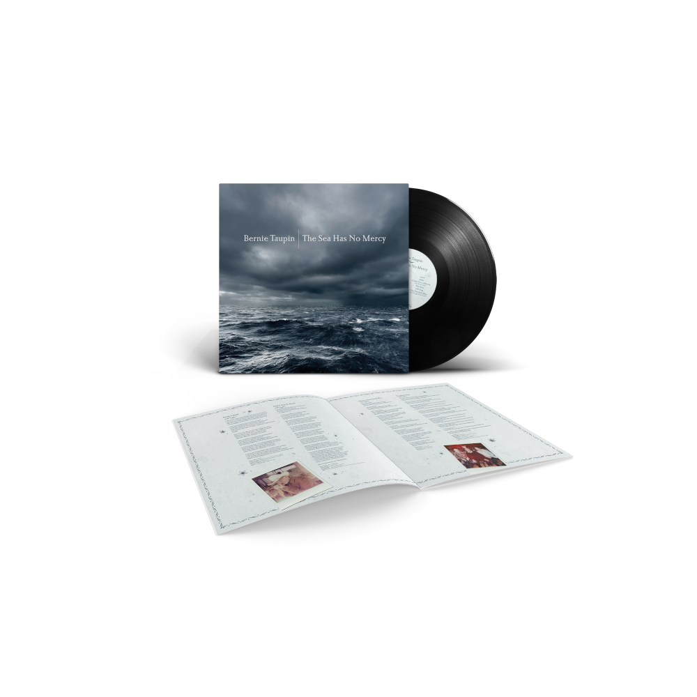Bernie Taupin The Sea Has No Mercy Standard LP + Signed Booklet 454321